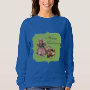 Sweatshirt Joys Bon thanksgiving vintage, Fête
