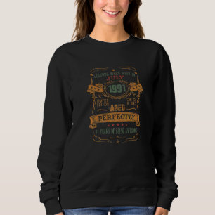 Sweatshirt Juillet 31 Anniversaire Légendes Vintages Sont Née