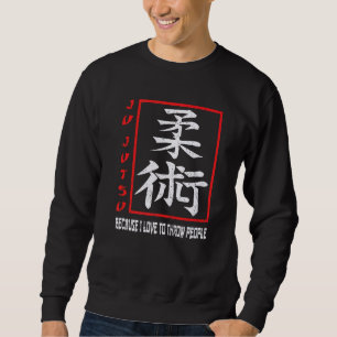 Sweatshirt Jujutsu Aimer Jeter Les Gens Jiu Jitsu Accessoires
