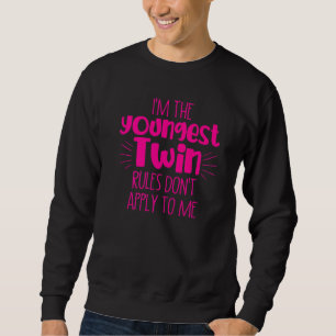 Sweatshirt Jumeau pour enfants garçons filles cool jumeau le 