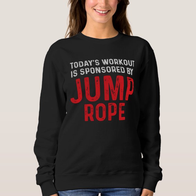 Sweatshirt Jump Rope Workout Skipping Jumping Roping Workout (Devant)