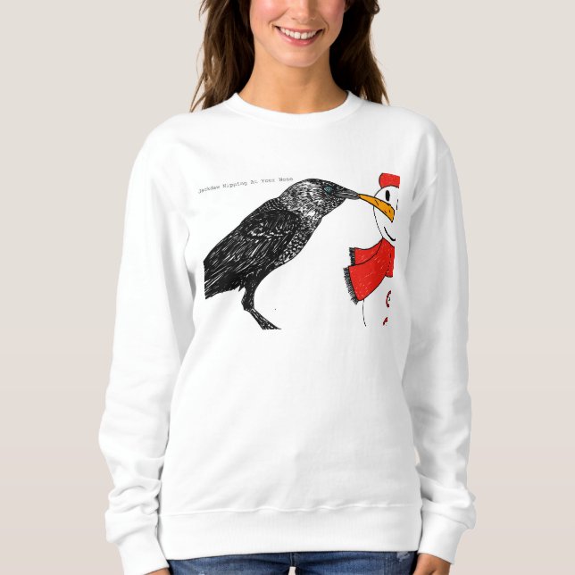 Sweatshirt Jumper de Noël alternatif - Jackdaw (Devant)