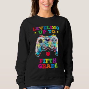 Sweatshirt Jusqu'À La 5E Année Autisme Gamer Retour À Scho