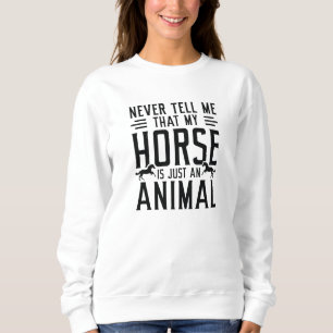 Sweatshirt Juste un animal