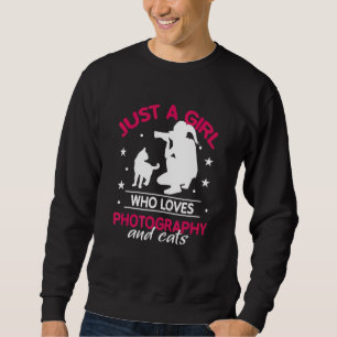 Sweatshirt Juste Une Fille Qui Aime La Photographie Et La Pho