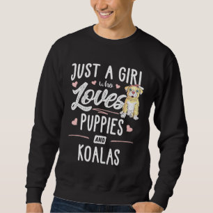Sweatshirt Juste Une Fille Qui Aime Les Marionnettes Et Les F