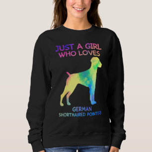 Sweatshirt Juste Une Fille Qui Aime Les Pointeurs Allemands À