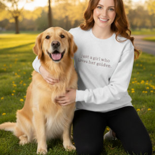 Sweatshirt Juste une fille qui aime son sweat-shirt pour femm