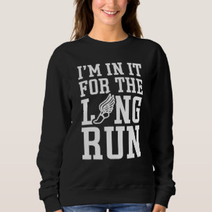 Sweatshirt J'y suis pour la course cross-country à long terme