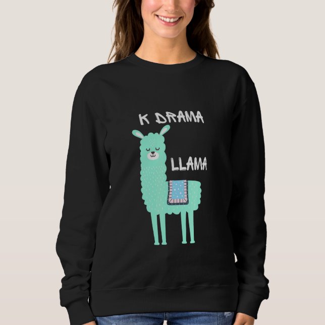 Sweatshirt K Drama Llama (Devant)