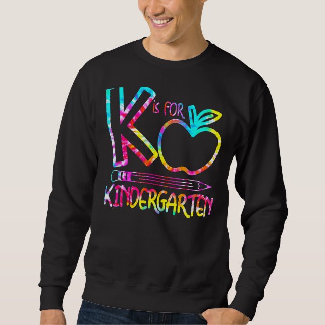 Sweatshirt K Est Pour L'Enseignant De Jardin D'Enfants Teache (Devant)