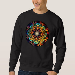Sweatshirt Kaleidoscope Mandala Flower Design-23091