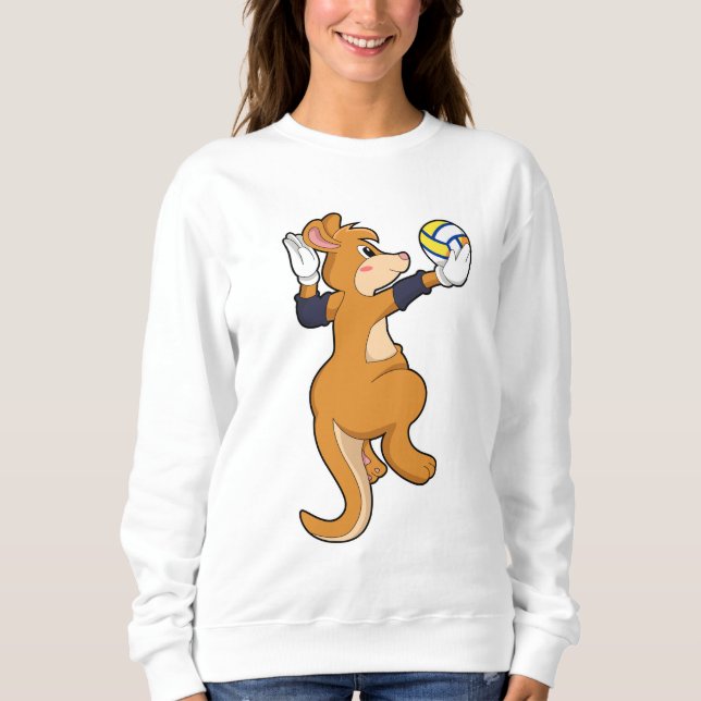 Sweatshirt Kangaroo pour le volleyball (Devant)