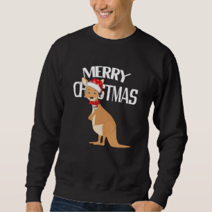 Sweatshirt Kangourou de Noël australien