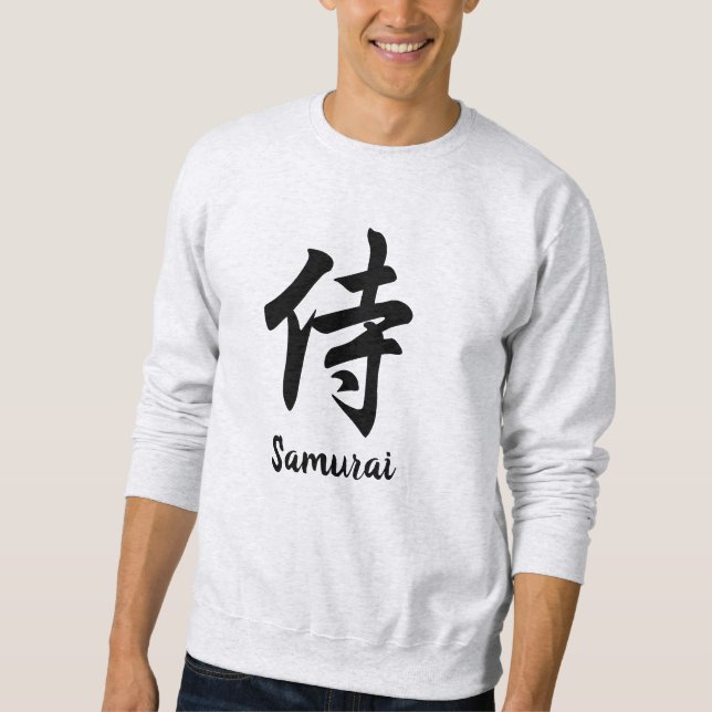 Sweatshirt Kanji japonais samouraï (Devant)