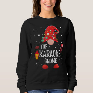 Sweatshirt Karaoke Gnome Matching Family Christmas Gnome