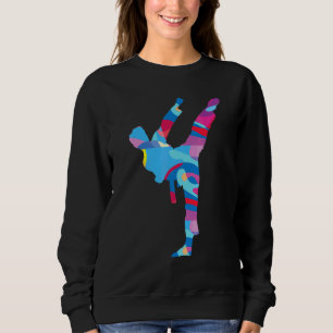 Sweatshirt Karate Karate Graphique Coloré
