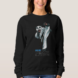 Sweatshirt Karate Panda Cute Mais Dangereux Karate Panda