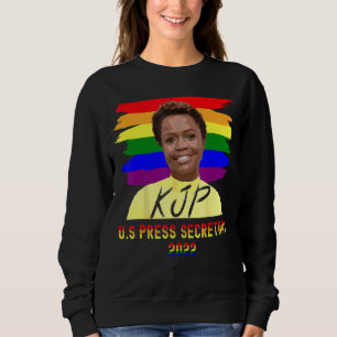 Sweatshirt Karine Jean Pierre Premier Attaché de presse Black