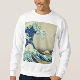 Sweatshirt Katsushika Hokusai - La Grande vague au large de K