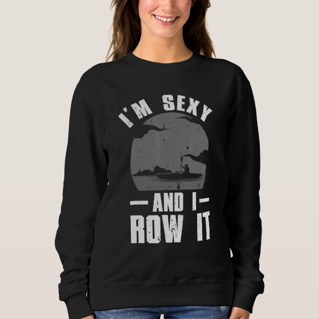 Sweatshirt Kayak For Men Women Kayaking Rowing Kayak  3 (Devant)