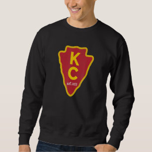 Sweatshirt Kc Original Rouge Kansas City Kc Unique Est 1853 K