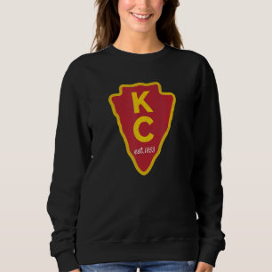 Sweatshirt Kc Original Rouge Kansas City Kc Unique Est 1853 K