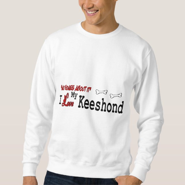 Sweatshirt Keeshond Dons De Chien (Devant)