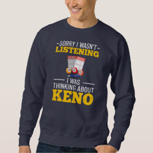 Sweatshirt Keno Joueur Slot Machine Numéros Casino 
