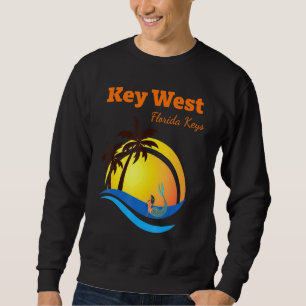 Sweatshirt Key West Florida Keys Tropical Mermaid Vacances Ai