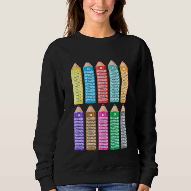 Sweatshirt Kids Kids Learning to Calculate Math Multiplicatio (Devant)
