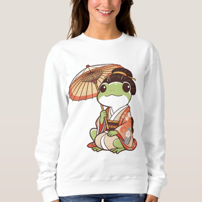 Sweatshirt Kimono Frog (Devant)