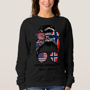 Sweatshirt Kinda Norvégien Kinda Américaine Norvège