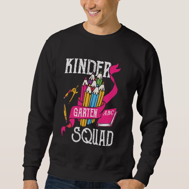 Sweatshirt Kinder Garten Abc Squad Retour À L'École (Devant)