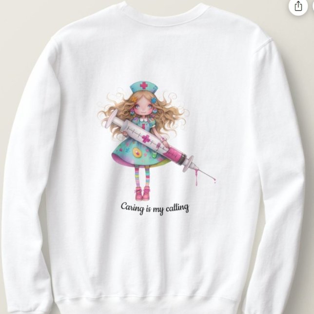 Sweatshirt Kindness Is My Calling – Nurse (Créateur téléchargé)