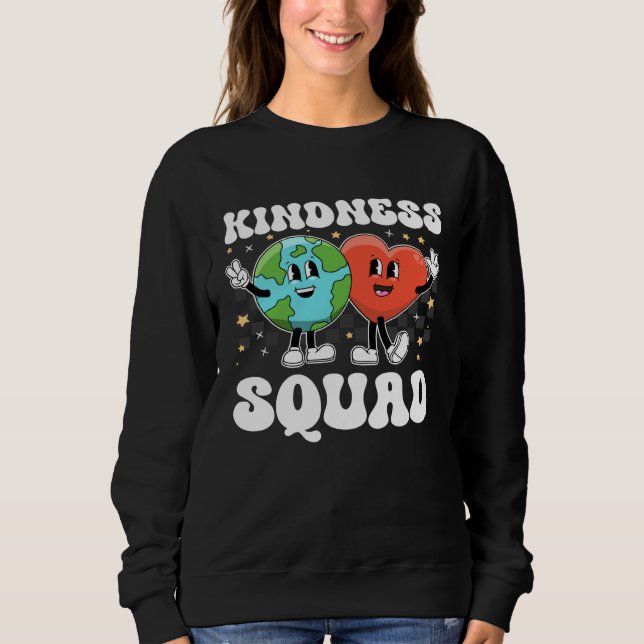 Sweatshirt Kindness Squad Be Kind Teacher Unity Day Anti Bull (Devant)