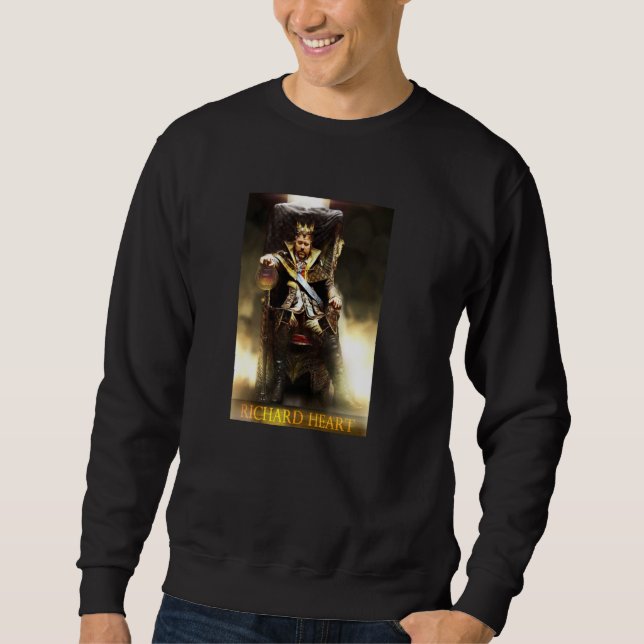 Sweatshirt King Richard Heart HEX Crypto PulseChain & PulseX (Devant)