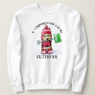 Sweatshirt KiniArt Hiver DoodleMoji Chien