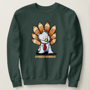 Sweatshirt KiniArt Thanksgiving Westie