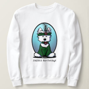Sweatshirt KiniArt Westie 1920s Flapper