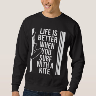 Sweatshirt Kiteboard Kitesurfer Surf avec un Kite Boarding