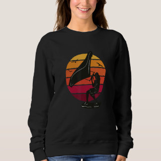 Sweatshirt Kitesurfing Retro Sunset Water Sport