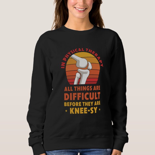 Sweatshirt Knee Replacement Physical Therapy Surgery Recovery (Devant)