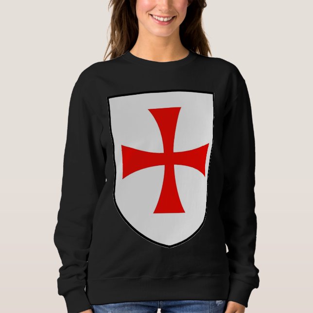 Sweatshirt Knights Templar Flag Order of Solomon's Temple app (Devant)