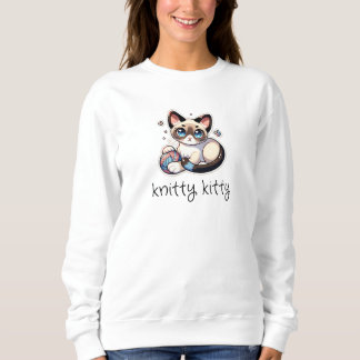 Sweatshirt Knitty Kitty