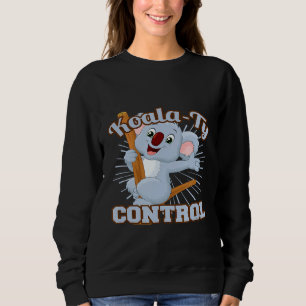 Sweatshirt Koala-Ty Inspecteur de contrôle Puns Koala Bear Gr