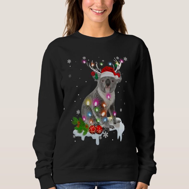 Sweatshirt Koalas Xmas Santa Hat Koala Christmas (Devant)