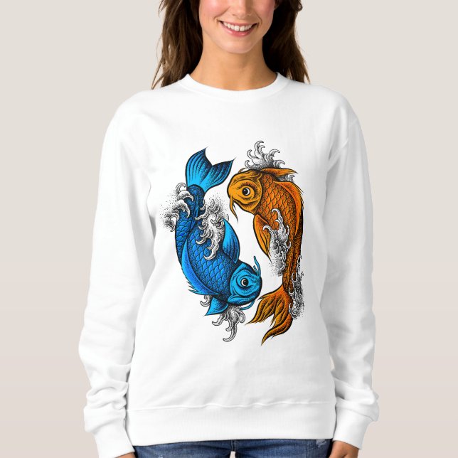 Sweatshirt Koi Ying Yang (Devant)