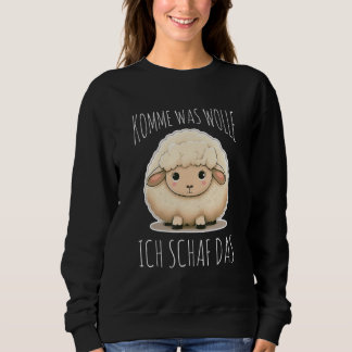 Sweatshirt Komme Was Wolle Ich Sheep The Depression Sheep