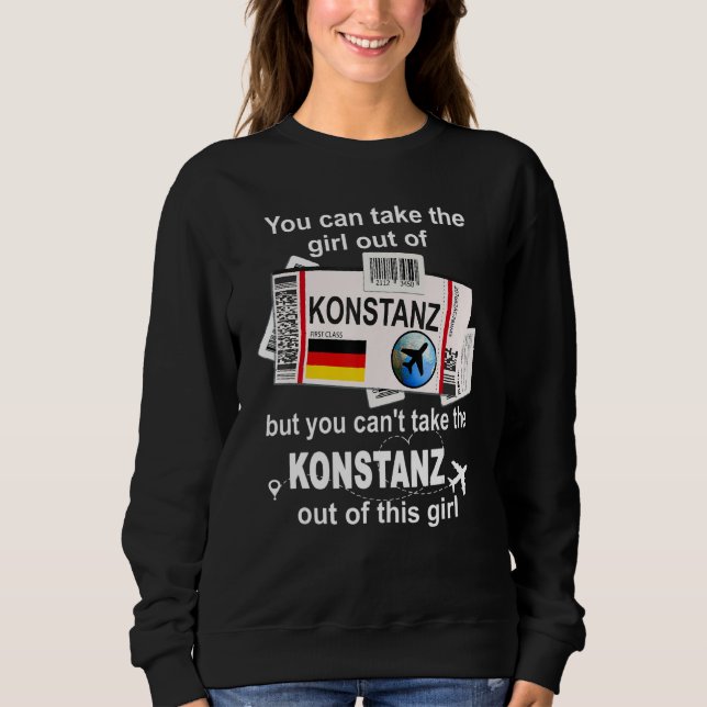 Sweatshirt Konstanz Boarding Pass Konstanz Girl Konstanz (Devant)